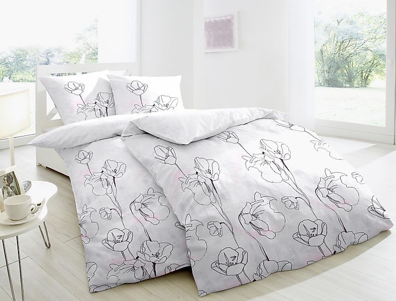 Primera Bettwäsche Dafne, Mako-Satin, 2 teilig, günstig online kaufen