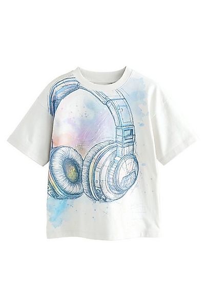 Next Print-Shirt Relaxed Fit Kurzarm-T-Shirt mit Grafikprint (1-tlg) günstig online kaufen