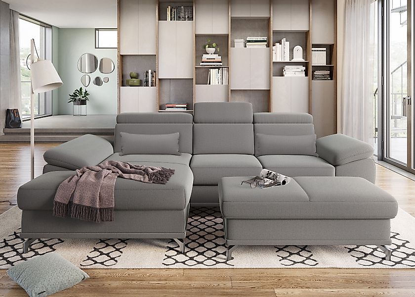 sit&more Ecksofa Cabrio L-Form, mit Sitztiefenverstellung, günstig online kaufen