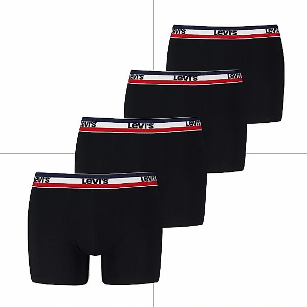 Levis Boxershorts "LEVIS MEN REPEAT SPW LOGO BOXER BRIEF 4P" 4er Pack günstig online kaufen