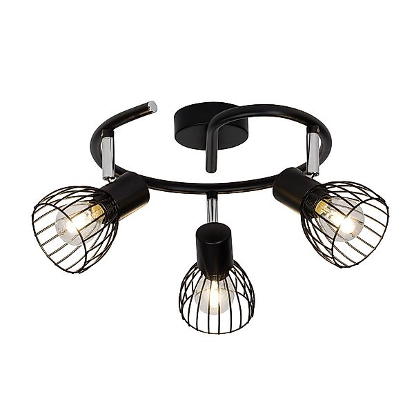 Brilliant Deckenstrahler Blacky, ohne Leuchtmittel, Spotspirale günstig online kaufen