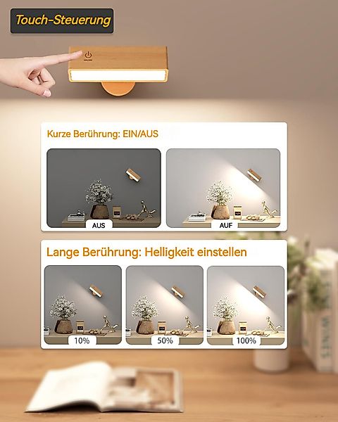 BlingBin LED Wandleuchte Wandlampe Akku Innen, günstig online kaufen