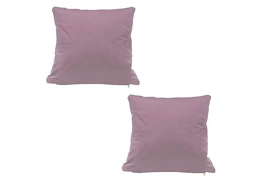 Haus und Deko Kissenbezug Kissenbezug 2er Set 40x40 50x50 Samt weich Kissen günstig online kaufen