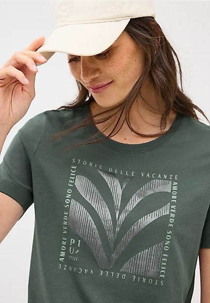 Shirt mit Folien-Print günstig online kaufen