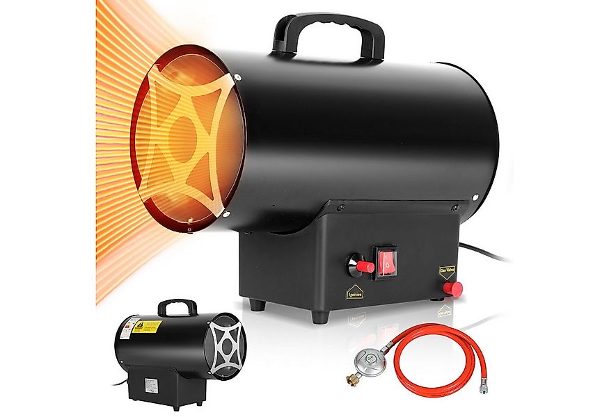 Clanmacy Heizlüfter 15KW Gasheizgebläse Gasheizer Heizgerät Gasstrahler Gas günstig online kaufen