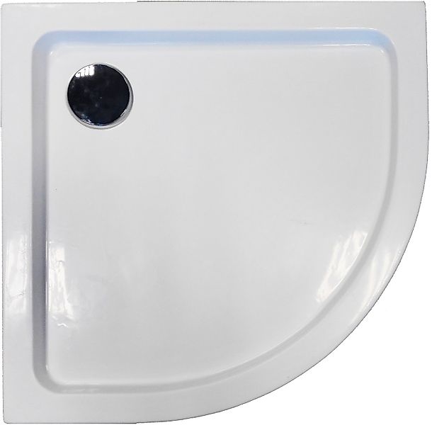 Sanotechnik Rundduschwanne, Viertelkreis, Acryl, LxBxH:90x90x12cm günstig online kaufen