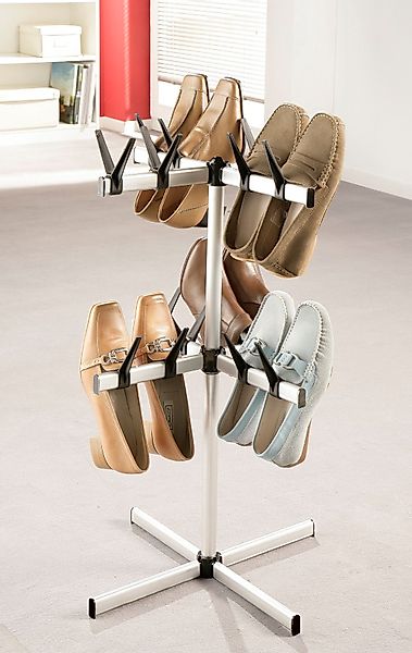 Ruco Schuhregal, Aluminium/Kunststoff, für 16 Paar günstig online kaufen