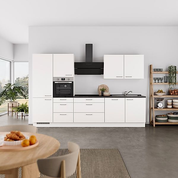 nobilia® Küchenzeile »"Laser II", Ausrichtung wählbar, Breite 330 cm« vormo günstig online kaufen