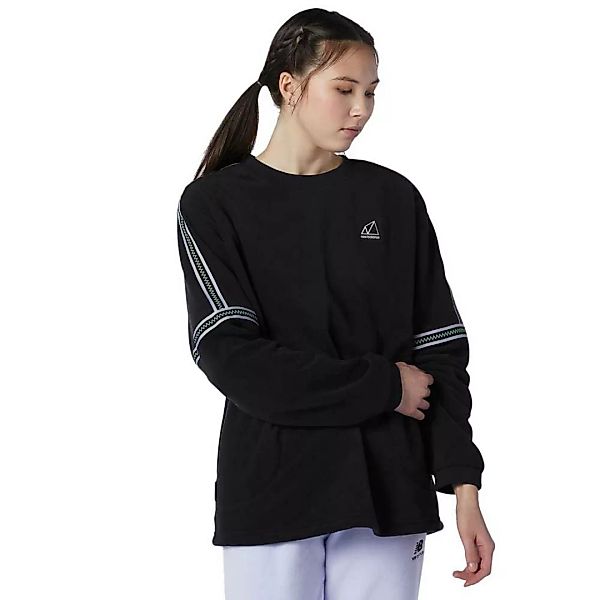 New Balance Terrain Polar Fleece Crew Sweatshirt XL Black günstig online kaufen