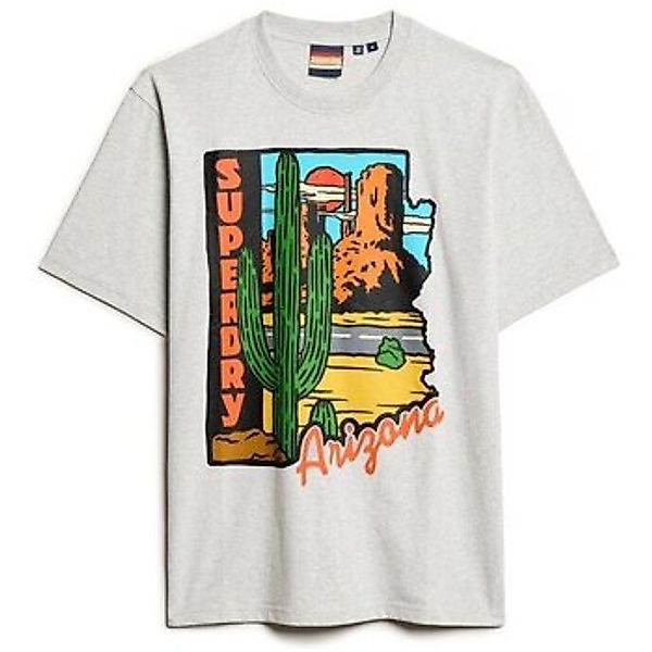 Superdry  T-Shirt T-shirt à motif  Travel Postcard günstig online kaufen