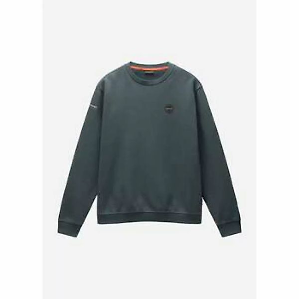 Napapijri  Pullover Badge crewneck sweater  - green urban günstig online kaufen