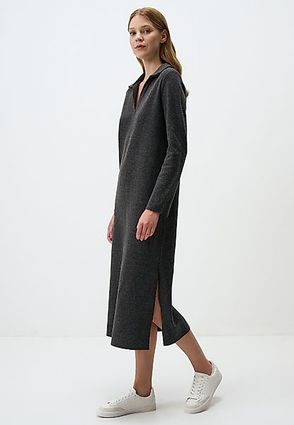 Jimmy Key Strickkleid Polokragen Entspannte Passform günstig online kaufen