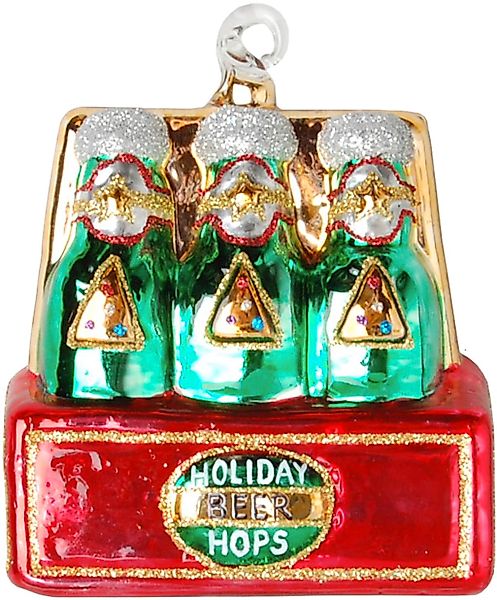 Krebs Glas Lauscha Christbaumschmuck "Kasten Bier" Christbaumschmuck aus Gl günstig online kaufen