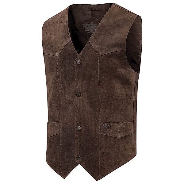 Stars & Stripes Lederweste Western Alabama, braun günstig online kaufen