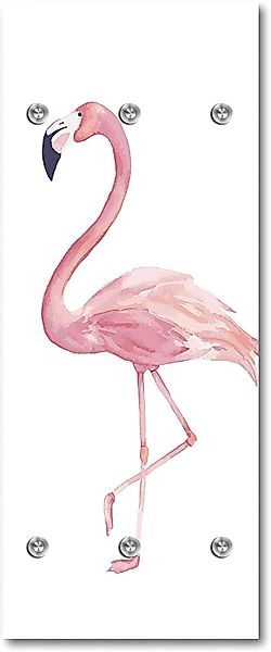 queence Garderobenleiste »Flamingo«, mit 6 Haken, 50 x 120 cm günstig online kaufen