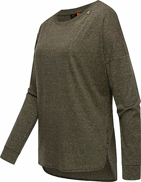 Ragwear Langarmshirt "Shimona Long", stylisches Damen Shirt in melierter Op günstig online kaufen