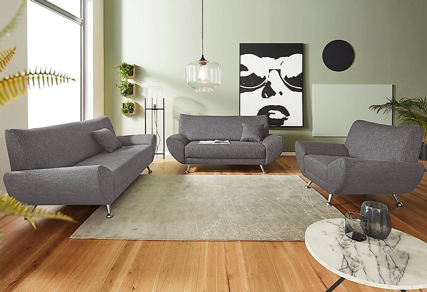 INOSIGN Polstergarnitur "Saltare elegant und komfortabel, toller Fuß als De günstig online kaufen
