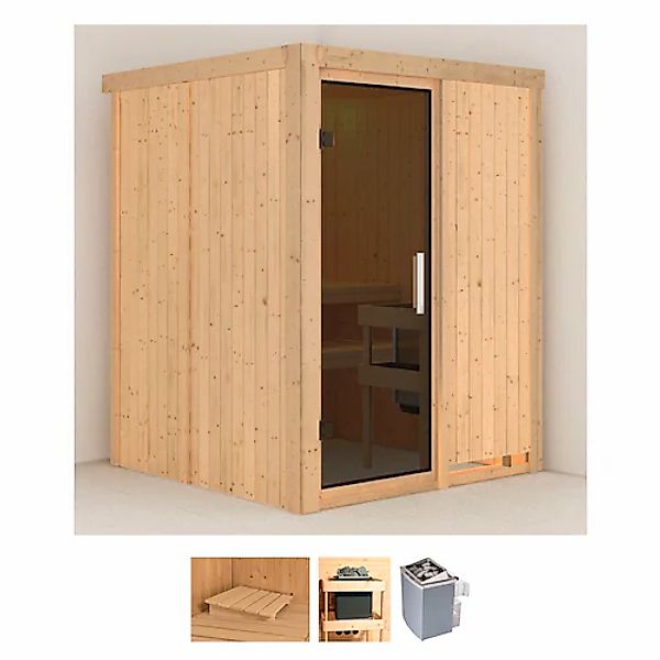 Karibu Sauna »Norin«, 9 KW-Ofen mit integrierter Steuerung günstig online kaufen