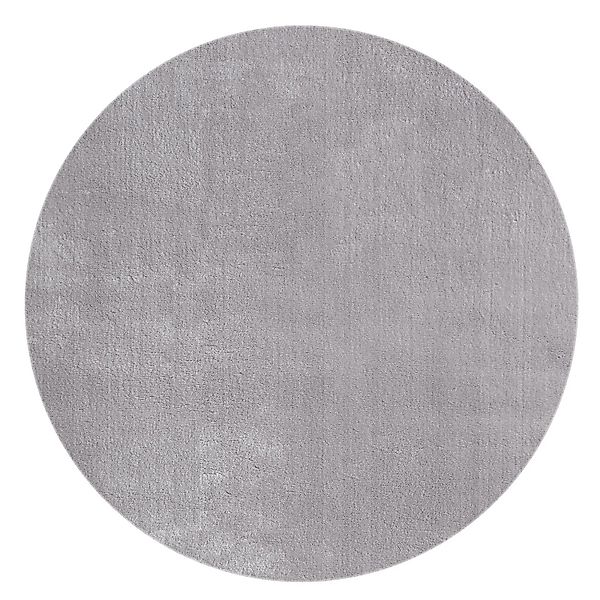 Floornovo Hochflor Teppich Nr. 61 Rund Einfarbig Durchmesser 200 cm günstig online kaufen
