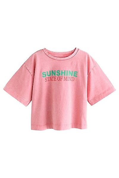 Next Oversize-Shirt T-Shirt mit Grafikprint aus Baumwolle, Poolside (1-tlg) günstig online kaufen