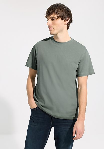 STREET ONE MEN T-Shirt aus reiner Baumwolle günstig online kaufen