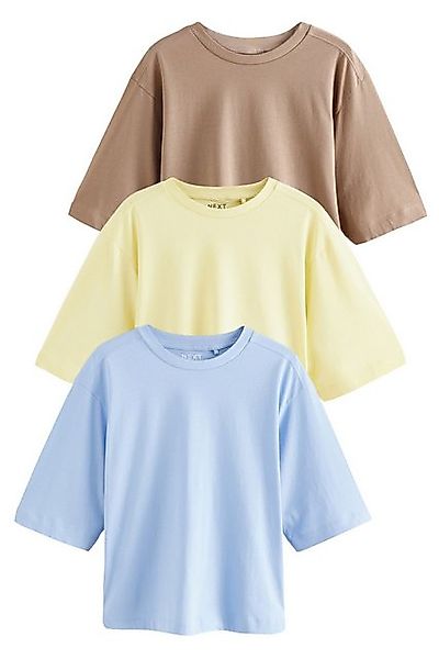 Next T-Shirt T-Shirts mit ellbogenlangen Ärmeln, 3er-Pack (3-tlg) günstig online kaufen
