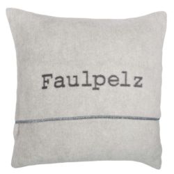 DAVID FUSSENEGGER Kissenhülle Verona 'Faulpelz' 50 günstig online kaufen