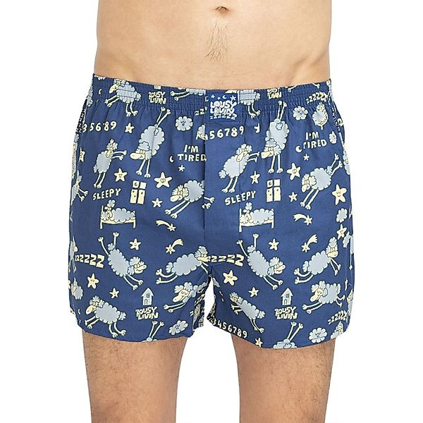 Lousy Livin Boxershorts Blau mit Motiv günstig online kaufen