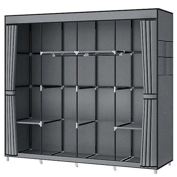 ElitVita Stoffschrank Kleiderschrank Faltschrank, 170 x 175 x 45cm, mit Reg günstig online kaufen
