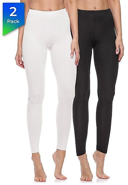 Merry Style Leggings Damen Hosen aus Baumwolle MS10-198 (2-tlg) elastischer günstig online kaufen