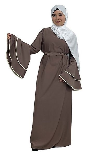 HELLO MISS Partykleid Abaya, Maxikleid, Langarm Kleid mit Gürtel, Hijabi Kl günstig online kaufen