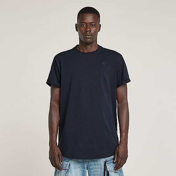 G-STAR Kurzarmshirt "Lash" Rundhals, Logoapplikation günstig online kaufen