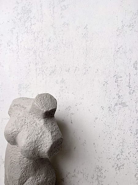 Newroom Vliestapete, Hellgrau Tapete Industrial Leicht günstig online kaufen