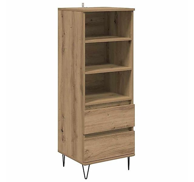 vidaXL Highboard Highboard Artisan-Eiche 40 x 36 x 110 cm Holzwerkstoff (1 günstig online kaufen
