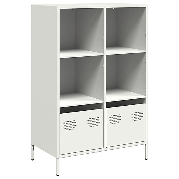vidaXL Highboard Weiß 68x39x103,5 cm Stahl 851387 günstig online kaufen