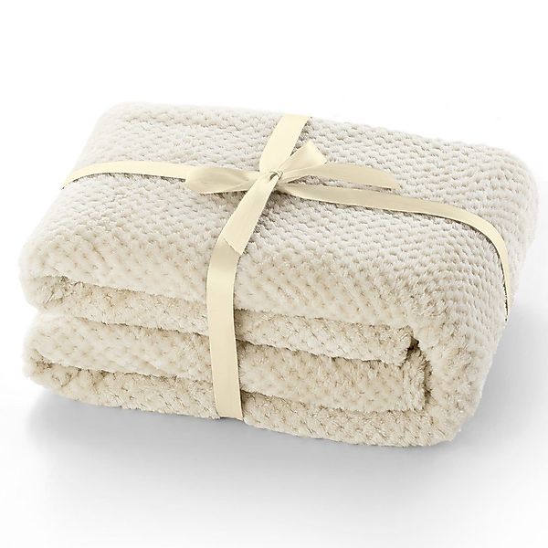 Wohndecke Decke Microfaser Wohndecke Tagesdecke Fleece, günstig online kaufen