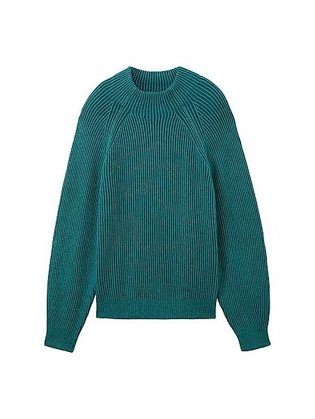 TOM TAILOR Strickpullover Strickpullover Basic Rundhals Stretch Sweater Fla günstig online kaufen