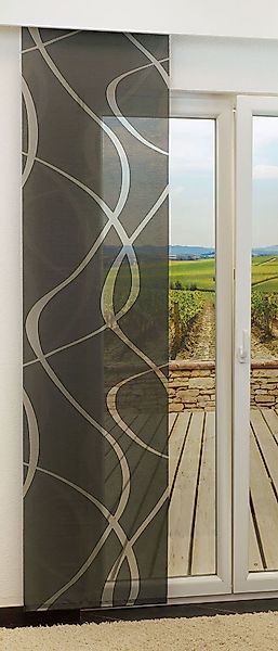 LYSEL® Schiebegardine Coloma, (1 St), halbtransparent, günstig online kaufen