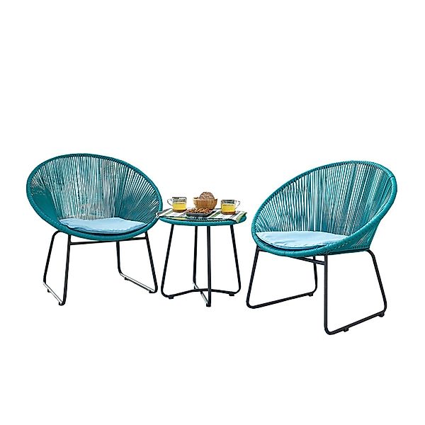 HTI-Line Sitzgruppe Terrassenmöbel Almeria, (Set, 3-tlg., günstig online kaufen