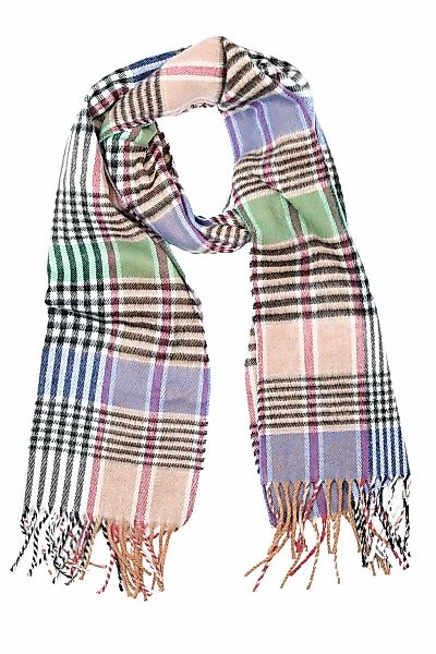 COLLEZIONE ALESSANDRO Wollschal "Karo Multi" 1 Stk. tlg. aus weich-flauschi günstig online kaufen