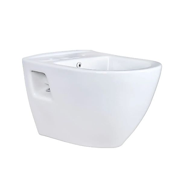 Creavit Design Wand-WC mit Taharet/Bidet/Dusch-WC Funktion Weiß günstig online kaufen