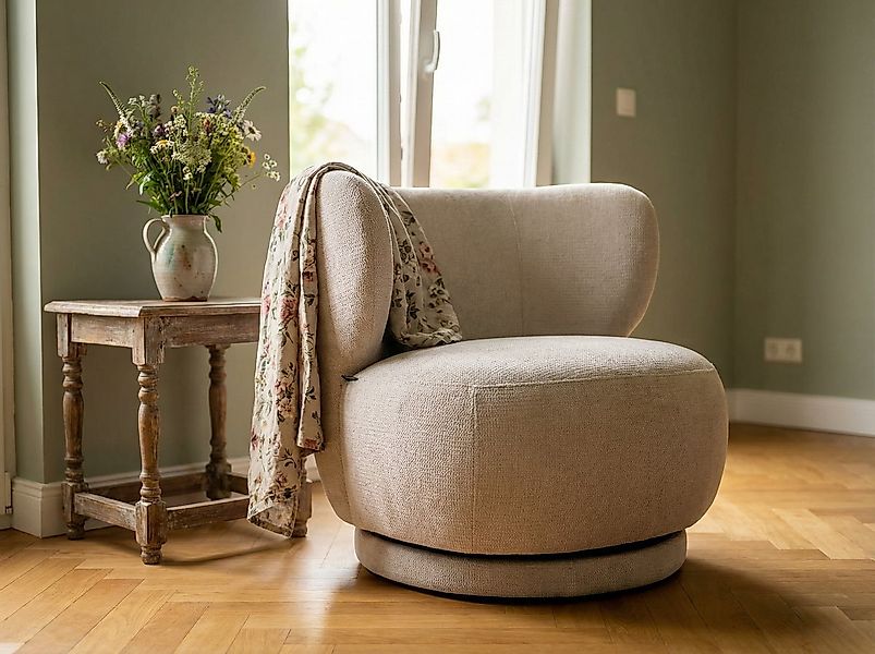 Home affaire Drehsessel ANNELIN, Loungesessel, Clubsessel, 360° drehbar, St günstig online kaufen