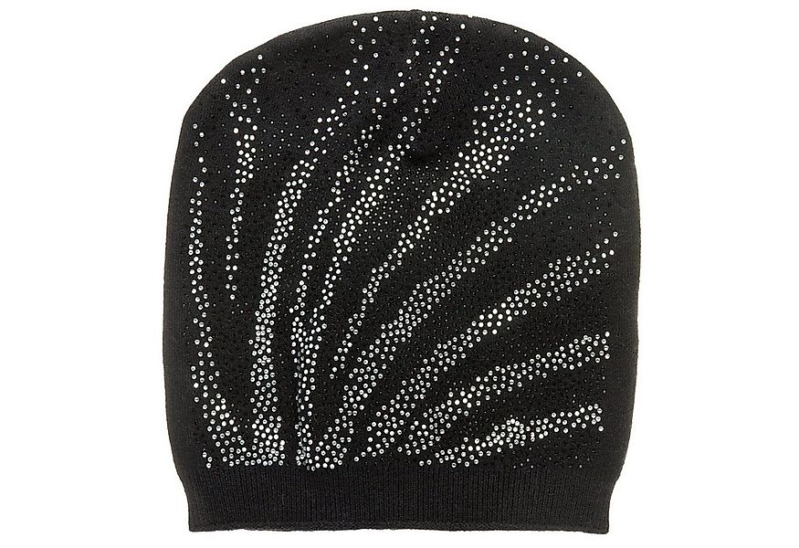 Caspar Beanie MU183 Damen Mütze mit Strass Dekor günstig online kaufen
