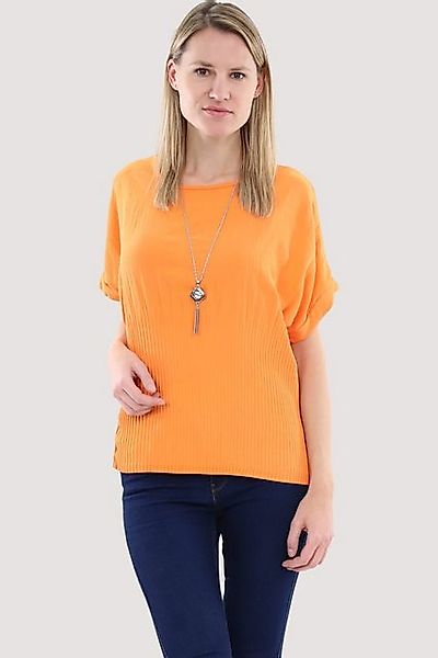 malito more than fashion Schlupfbluse 1144 Bluse mit Halskette günstig online kaufen