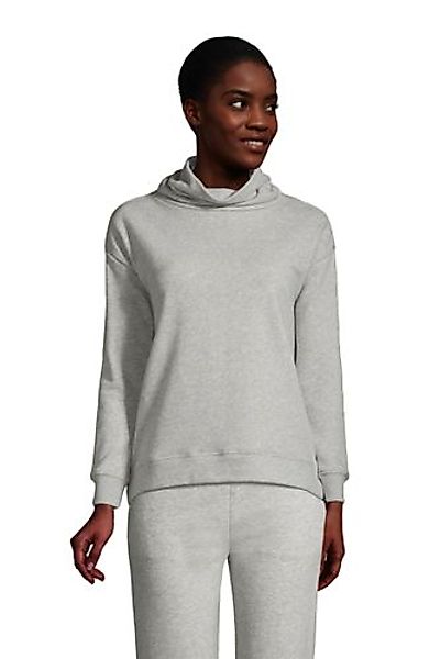 Sweatshirt mit weitem Kragen SERIOUS SWEATS, Damen, Größe: S Normal, Grau, günstig online kaufen