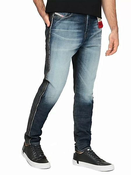 Diesel Tapered-fit-Jeans Regular mit tiefem Schritt - D-Vider 009GR - Länge günstig online kaufen