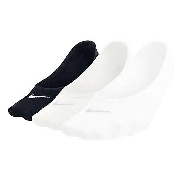 Nike Everyday Lightweight Footie Socken 3 Paare EU 38-42 Black / White günstig online kaufen