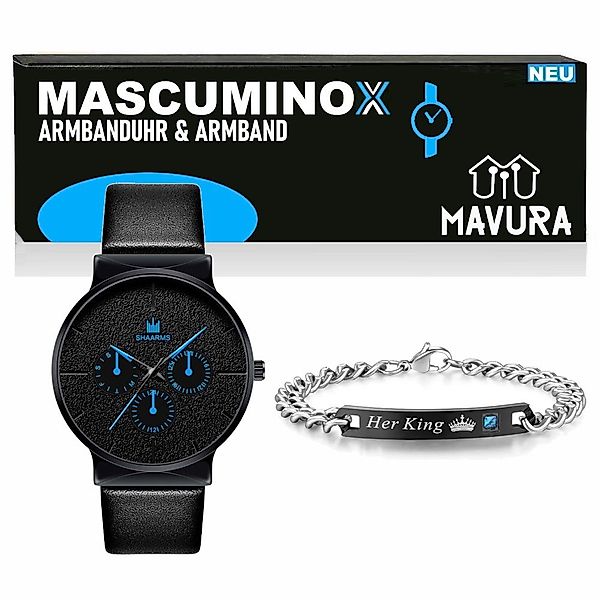 MAVURA Quarzuhr MASCUMINOX Armbanduhr mit Armband günstig online kaufen
