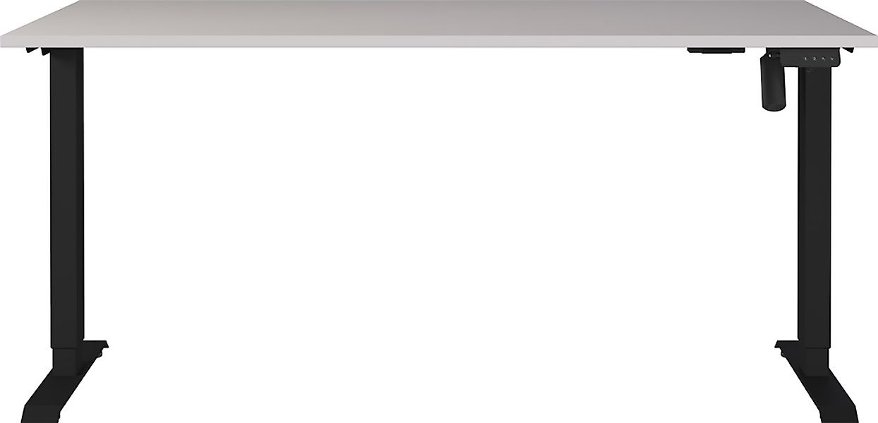 GERMANIA Schreibtisch "Boras, elektrisch höhenverstellbar" Breite 120/140/1 günstig online kaufen