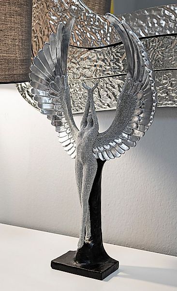 MF Skulptur Engel Skulptur Angelica 48cm Polyresin Dekoration mit Perlenstr günstig online kaufen